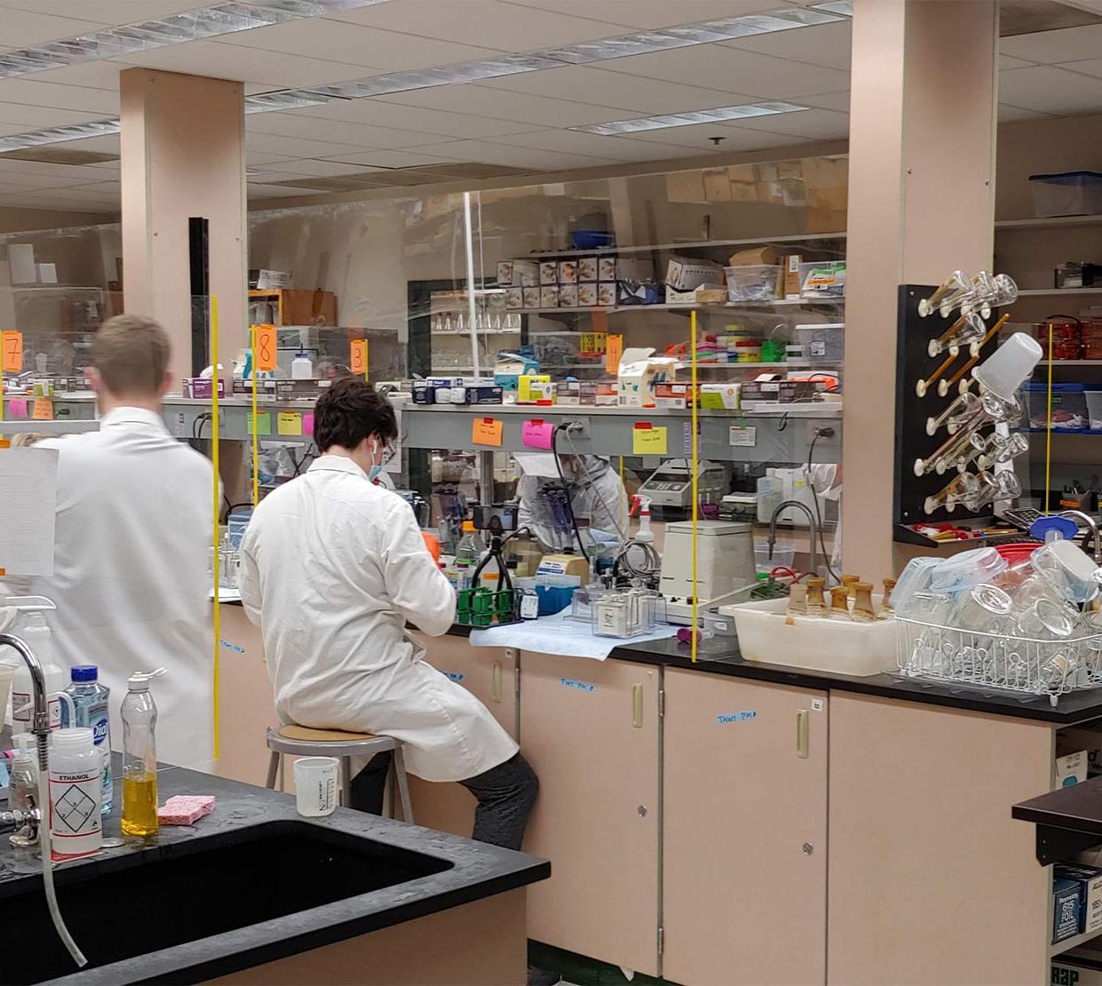 Biochemistry and biophysics research labs persist during a pandemic at Oregon State.