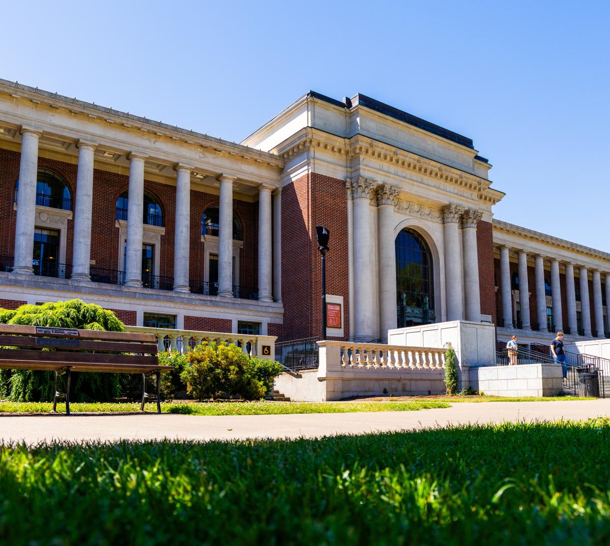 Photo of Memorial Union brick building on OSU campus.
