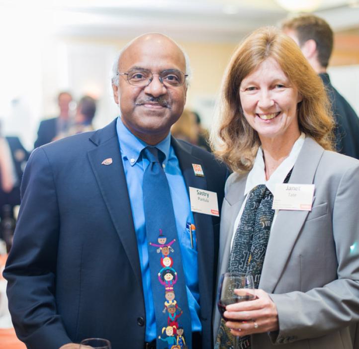 Dean Sastry Pantula and OSU Alumni Association Distinguished Professor Janet Tate